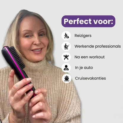 Intelligente stylingborstel voor kort haar