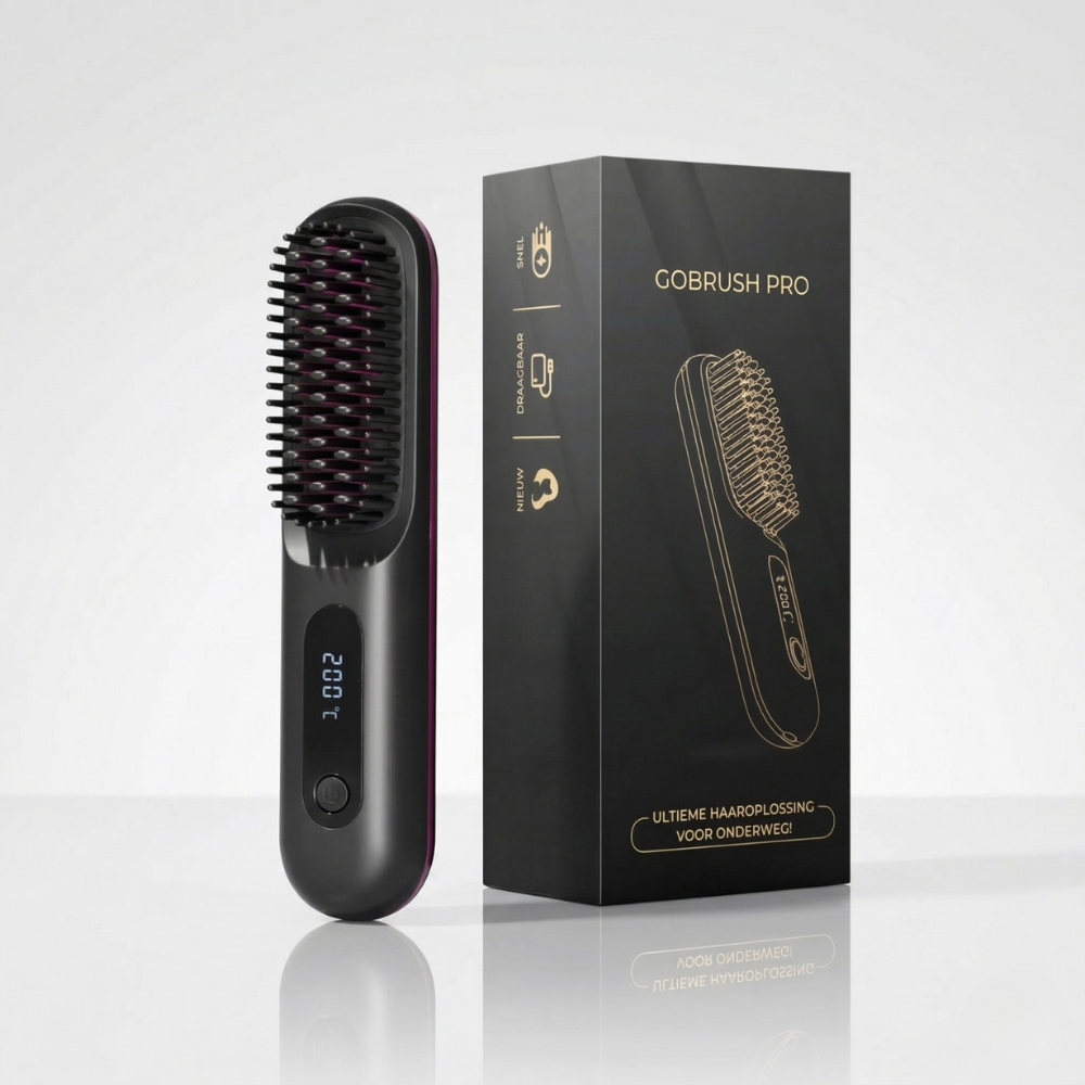 Intelligente stylingborstel voor kort haar