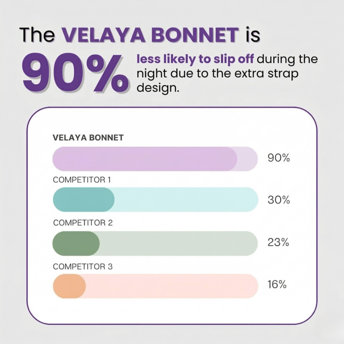 [Limited Edition] Velaya Silq™ Slaapmuts - Nr. 11 Ijzig Blauw