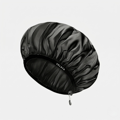 Velaya - Zijdeachtige Satijnen Douchemuts