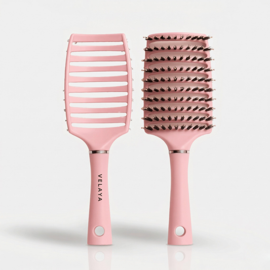 Velaya - Wide Brush voor Volwassen Haar