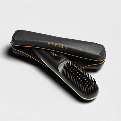 Zwarte Leren Etui voor GoBrush