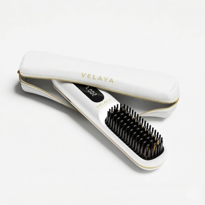 Witte Leren Etui voor GoBrush