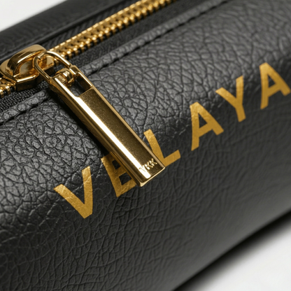 Zwarte Leren Etui voor GoBrush