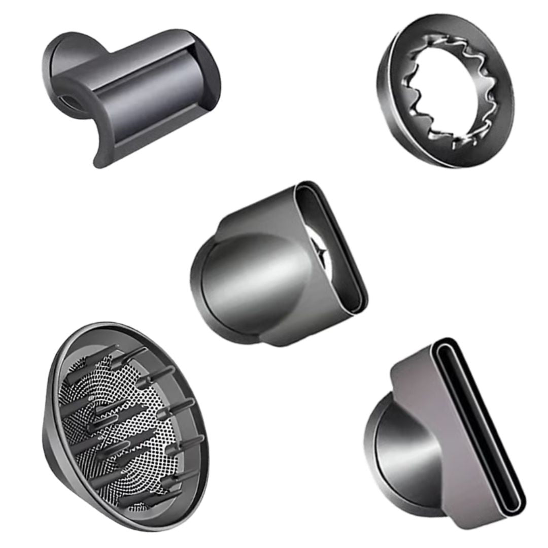 Set van 5 Opzetstukken - Velaya Lunair Föhn