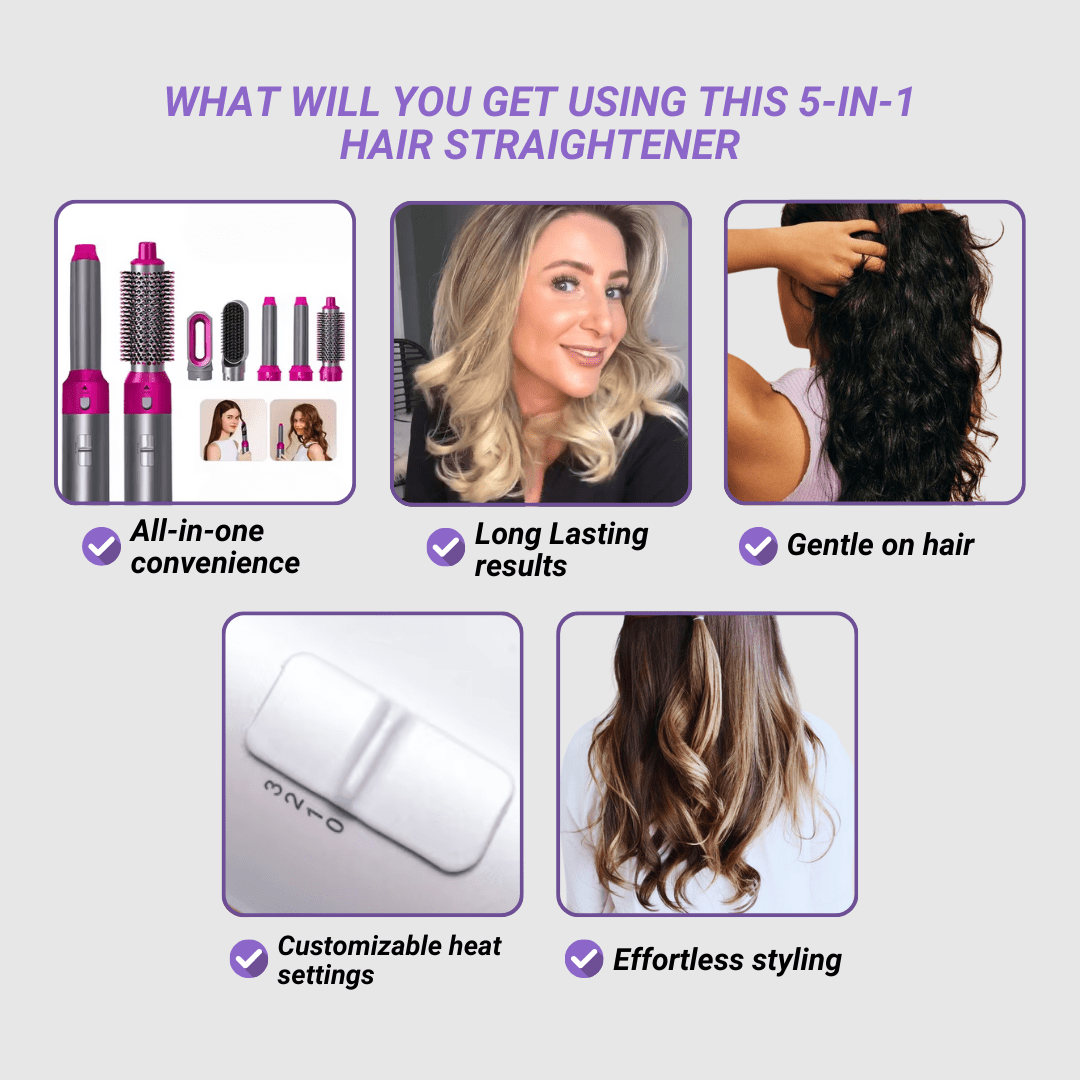 Velaya 5-in-1 Airstyler: Jouw Ultieme Haarstylingoplossing