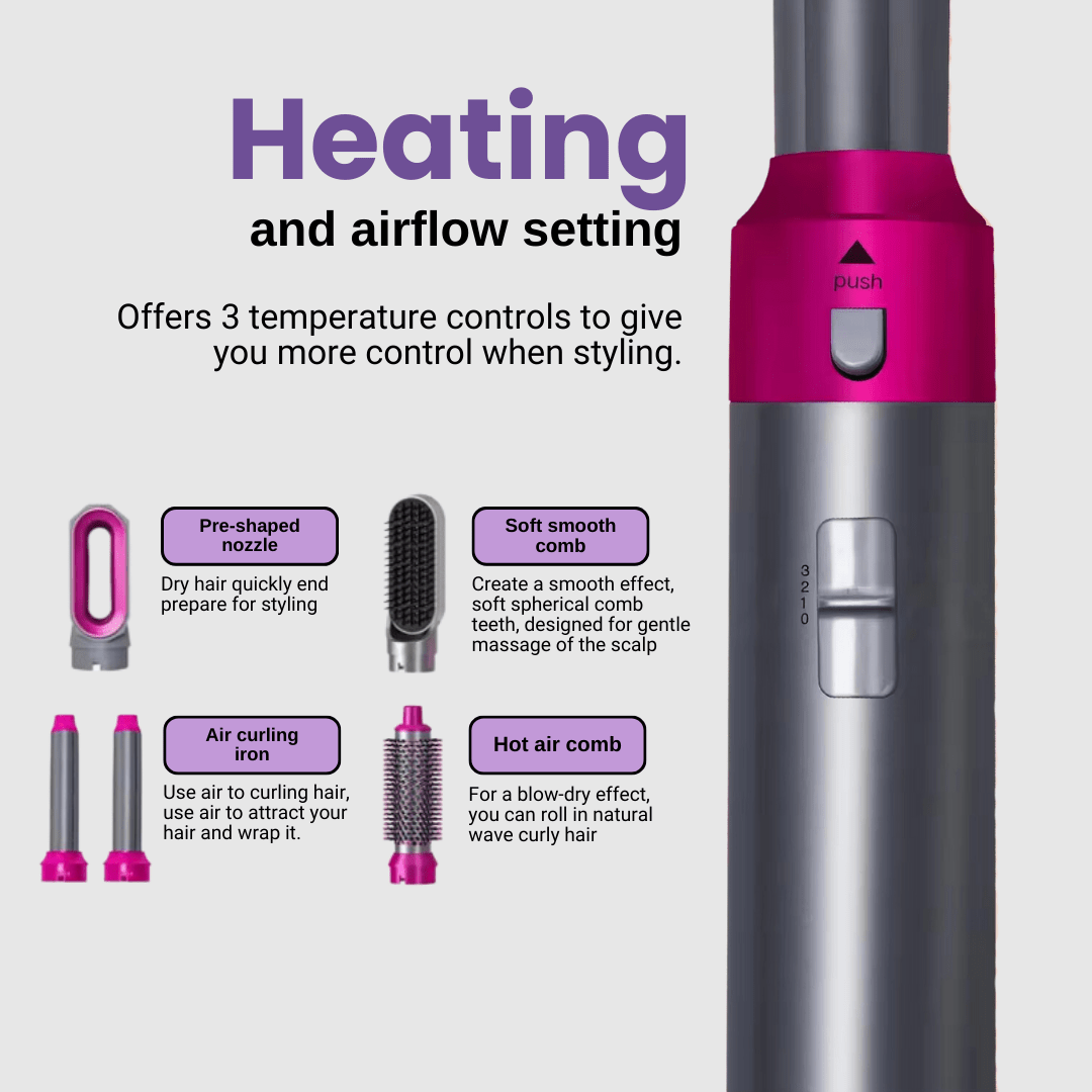 Velaya 5-in-1 Airstyler: Jouw Ultieme Haarstylingoplossing